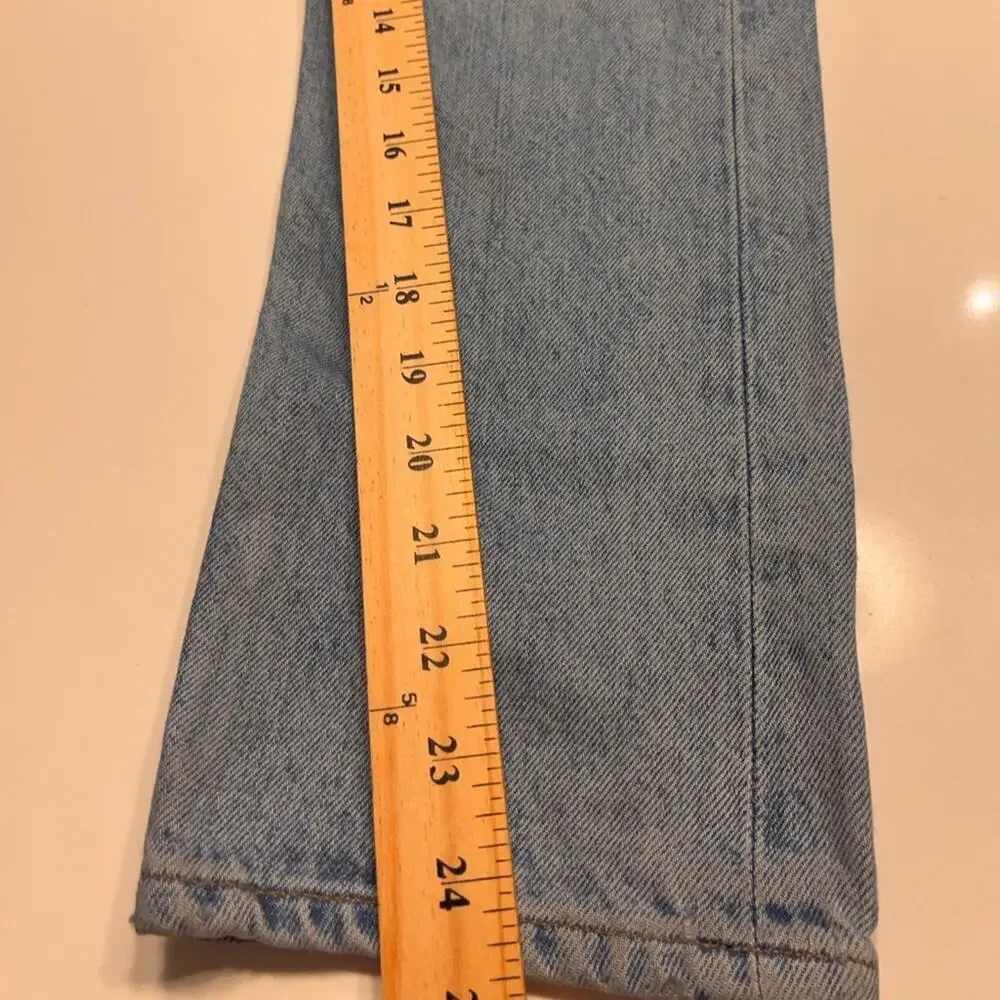 Agolde Riley High Rise Button Fly Jeans Size 23 - Picture 13 of 13